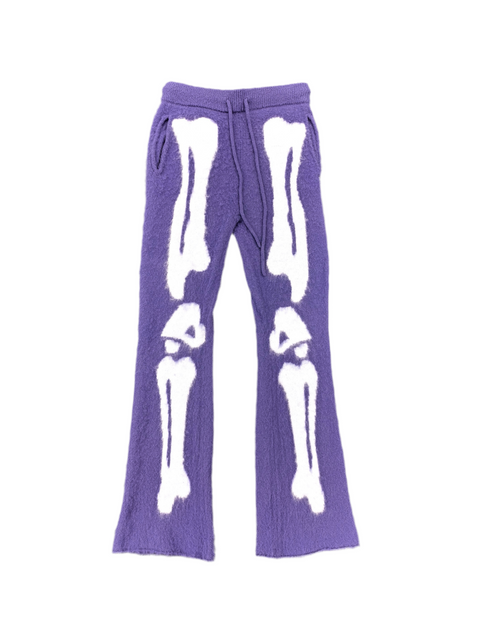 Purple Mohair Bone Pants