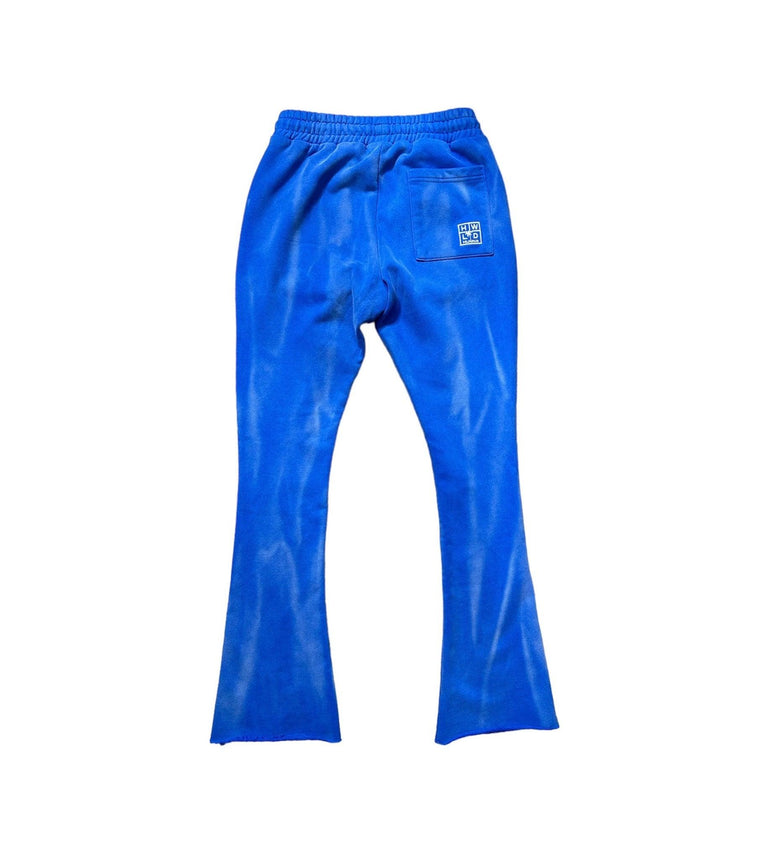 Blue Wash Sweatpants - HOLLYWOODHUNNA