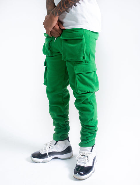 HOLLYWOODHUNNA Green Cargo Pants