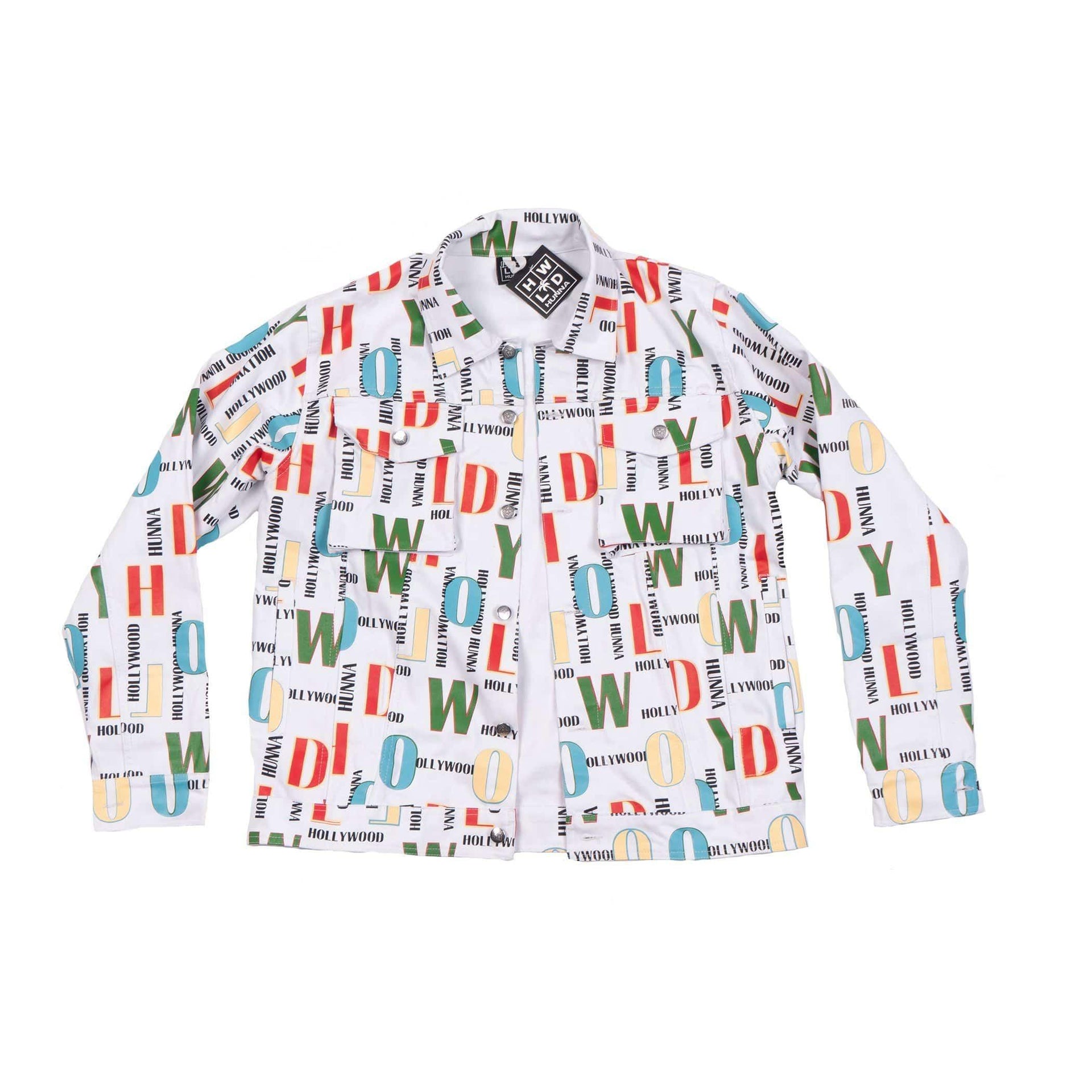 HOLLYWOODHUNNA XL / White HollywoodHunna Denim Jacket