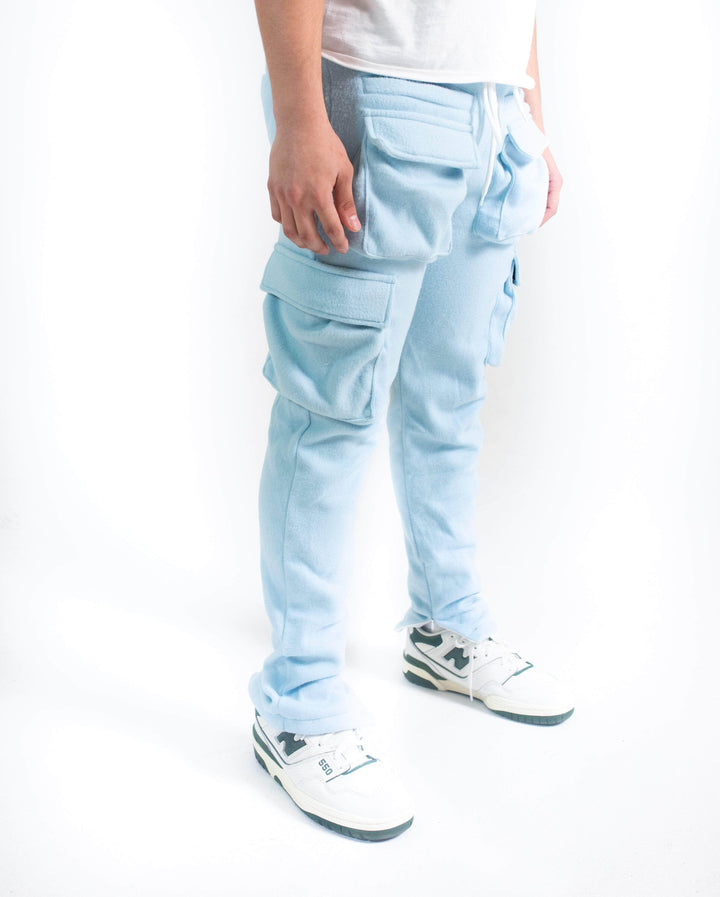 HOLLYWOODHUNNA Carolina Blue Cozy Pants