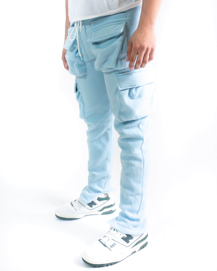 HOLLYWOODHUNNA Carolina Blue Cozy Pants