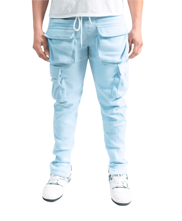 HOLLYWOODHUNNA Carolina Blue Cozy Pants