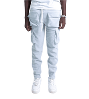 HOLLYWOODHUNNA Grey Cargo Pants