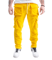 HOLLYWOODHUNNA Mustard Yellow Pants