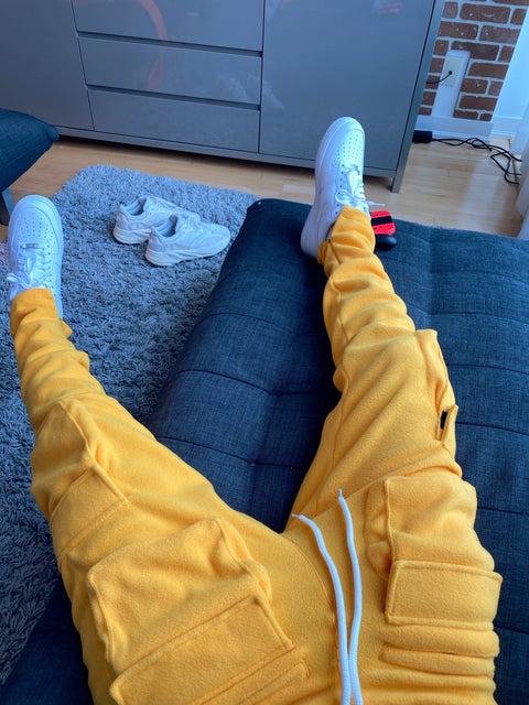 HOLLYWOODHUNNA Mustard Yellow Pants