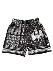 Black Egyptian Shorts - HOLLYWOODHUNNA